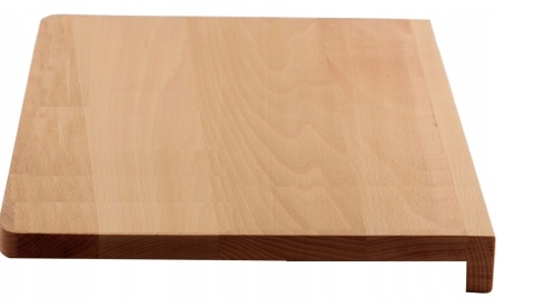 Stolnica bukowa z rantem 47 × 37 cm – drewniana deska do krojenia i wyrabiania ciasta
