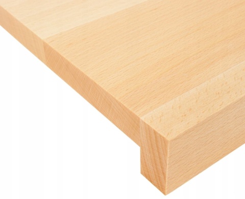 Stolnica bukowa z rantem 47 × 37 cm – drewniana deska do krojenia i wyrabiania ciasta