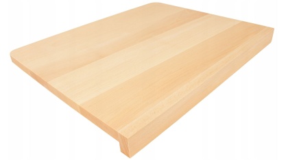 Stolnica bukowa z rantem 47 × 37 cm – drewniana deska do krojenia i wyrabiania ciasta