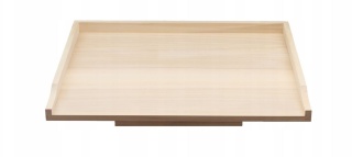 Stolnica drewniana dwustronna 60 × 40 cm – solidna stolnica do wyrabiania ciasta