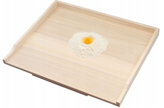 Stolnica drewniana dwustronna 60 × 40 cm – solidna stolnica do wyrabiania ciasta